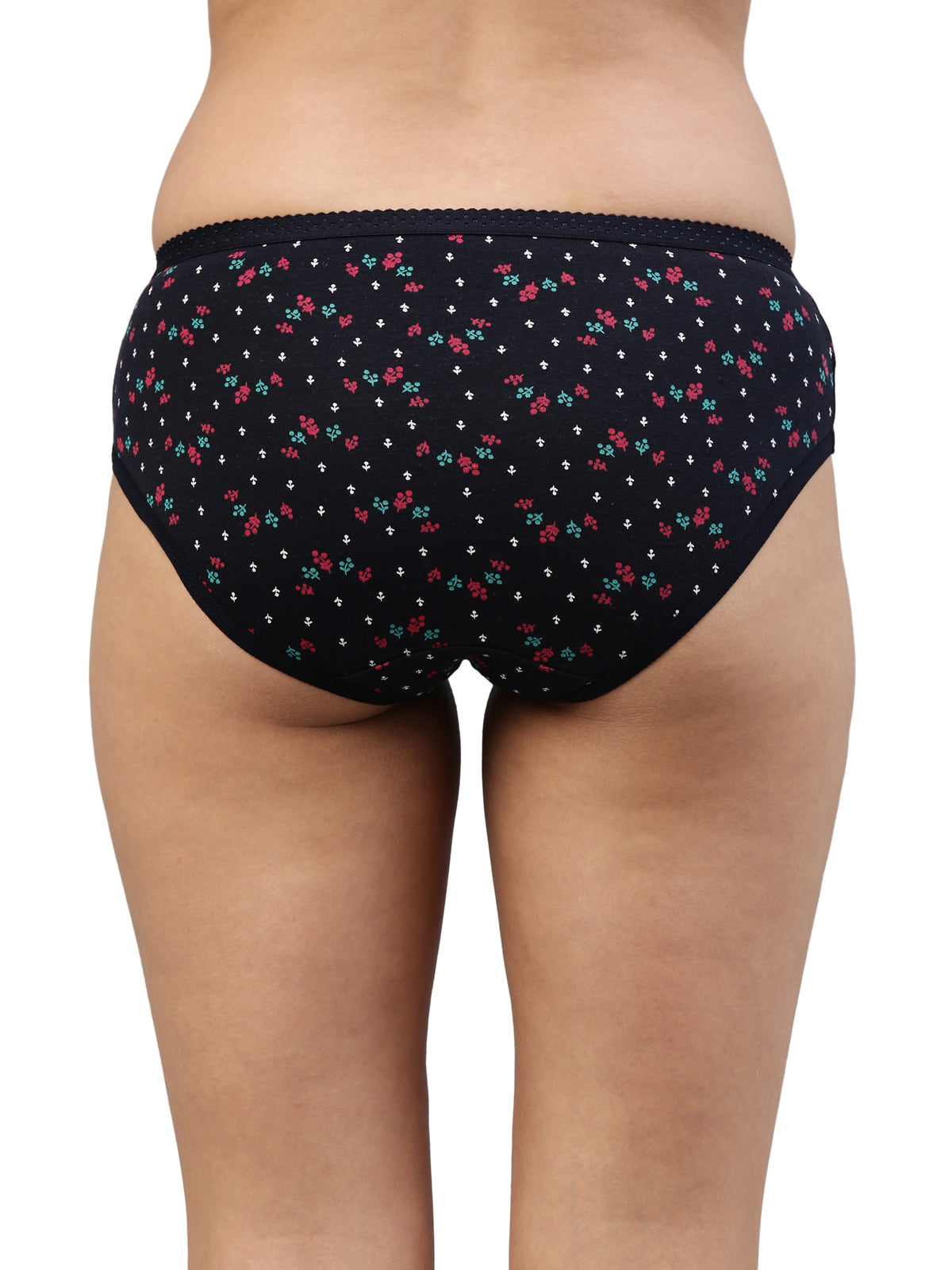 Passion OE Soft Cotton Printed Hipster Panty for Women - Assorted Colours AS02