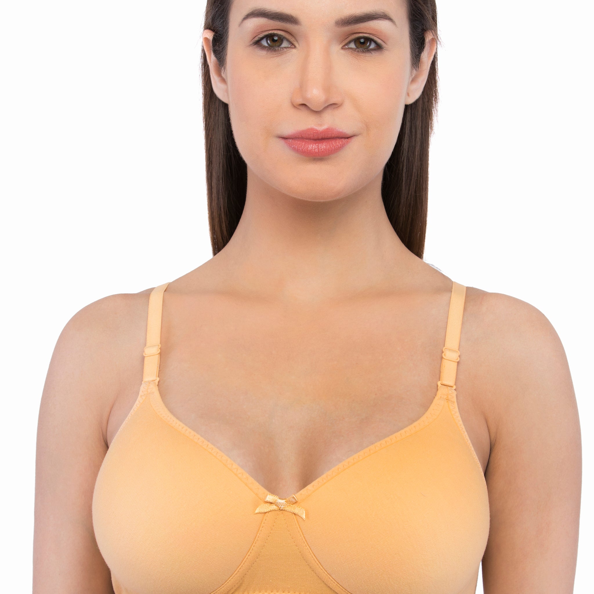 Buy VIP Feelings Soft Support Full Coverage Round Stitch Cotton Bra ! Non  Padded Non Wired !! Saree/T Shirt/Salwar Kameez Bra ! Rib cage for  Freshness, Firm Bust Control!! Online at desertcartINDIA