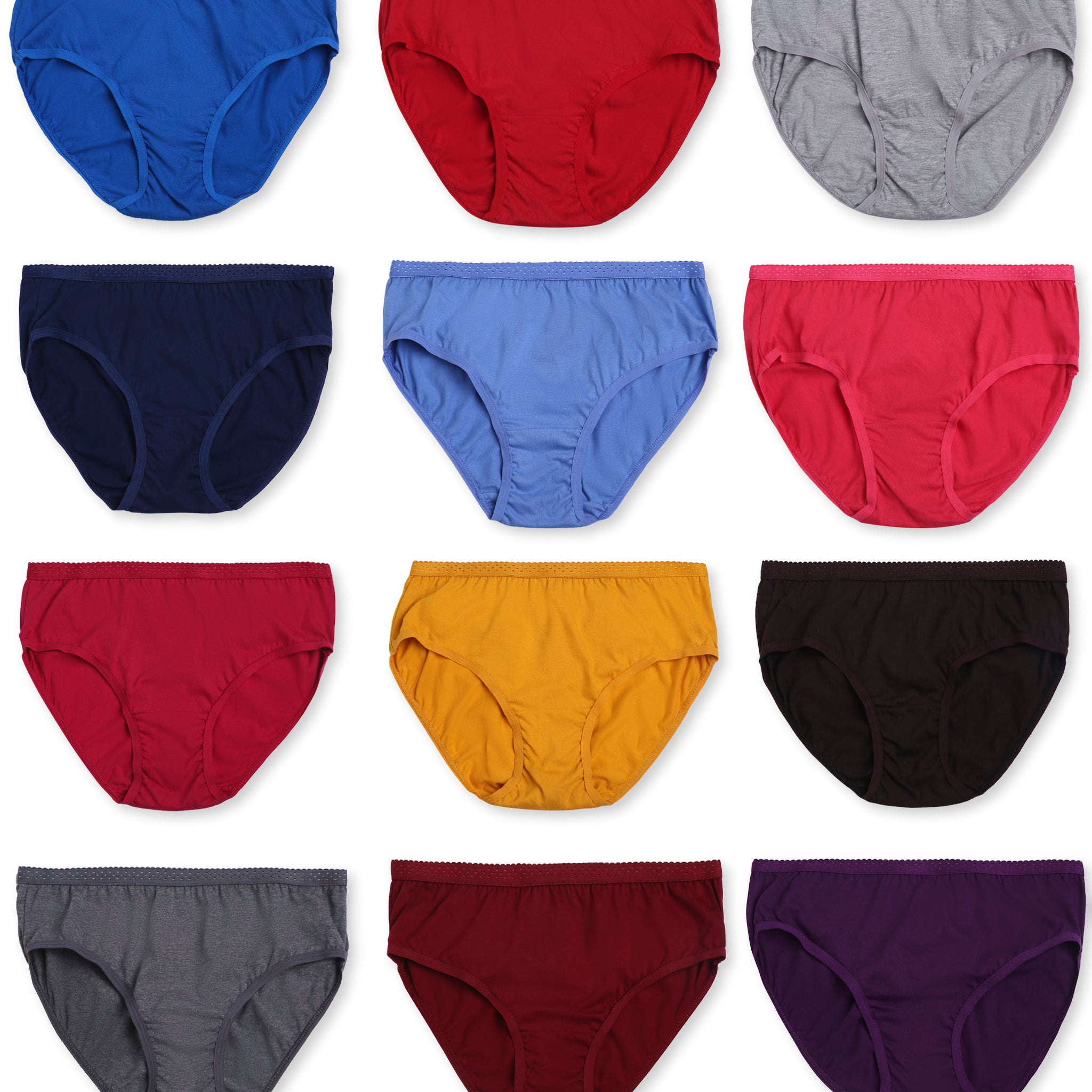 Intimate OE Cotton Rich Full Coverage Panty in Assorted Colours