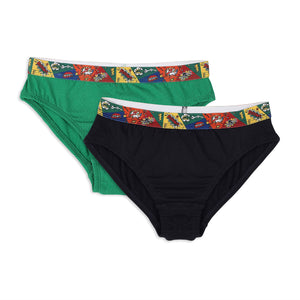 BR001 Kid's Solid Cotton Briefs - Assorted Colours