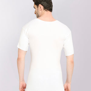 VIP Men's Nawab Round Neck Cotton Vest with Sleeves