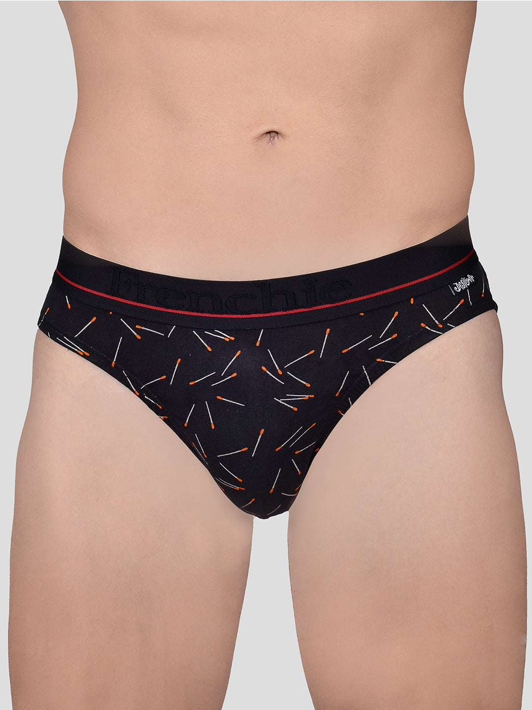 Frenchie Men s Designer Outer Elastic Printed Brief Assorted