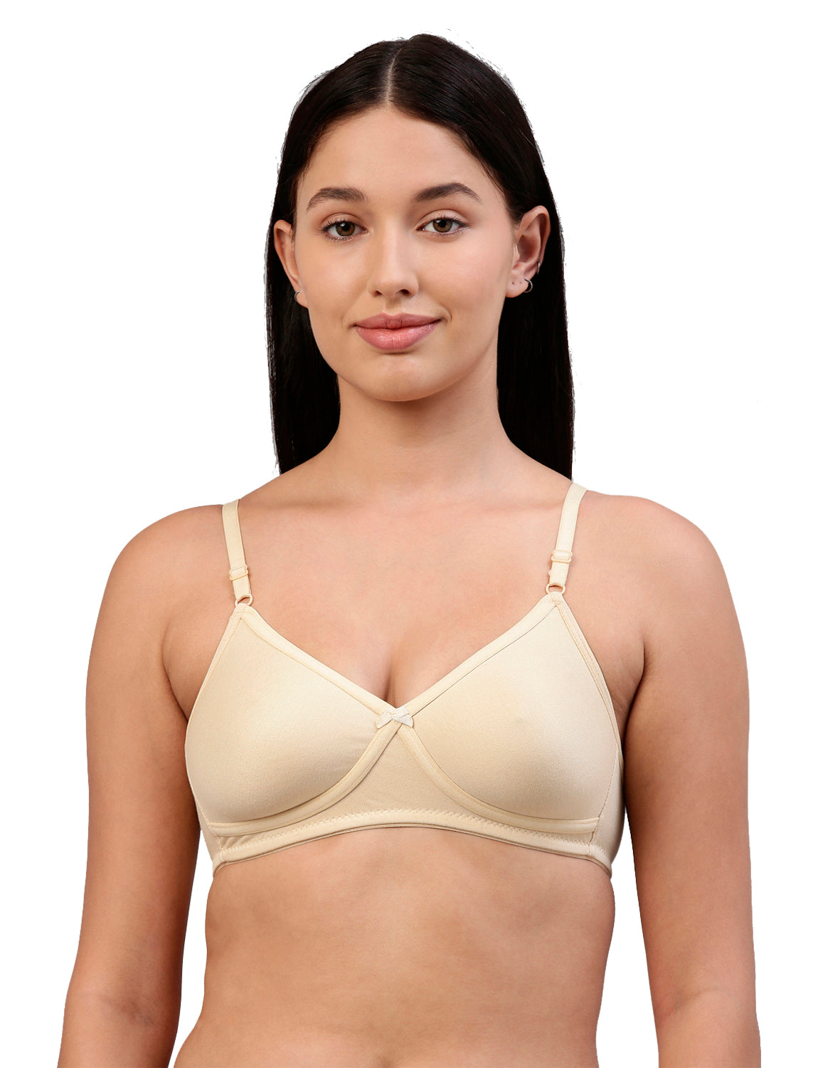 Dazzle Solid Skin All Day Long Essential Bra for Women