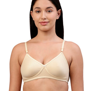 Dazzle Solid Skin All Day Long Essential Bra for Women