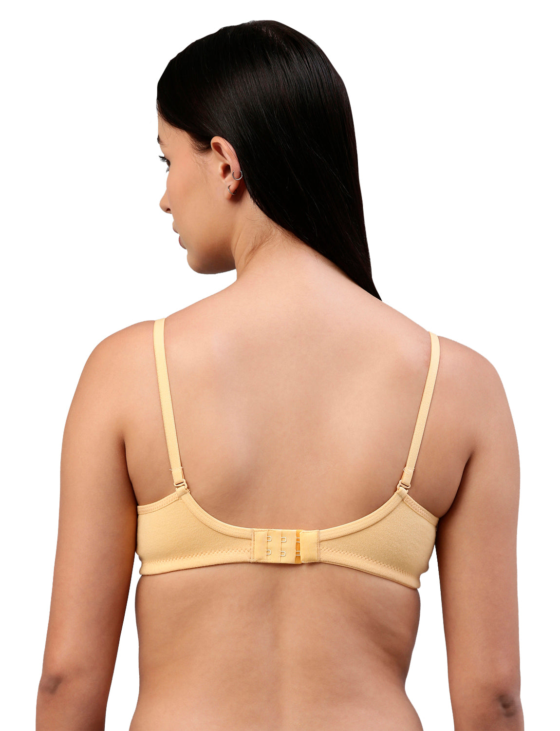 Elle Solid Skin Cotton T-Shirt Bra for Women