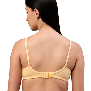 Elle Solid Skin Cotton T-Shirt Bra for Women