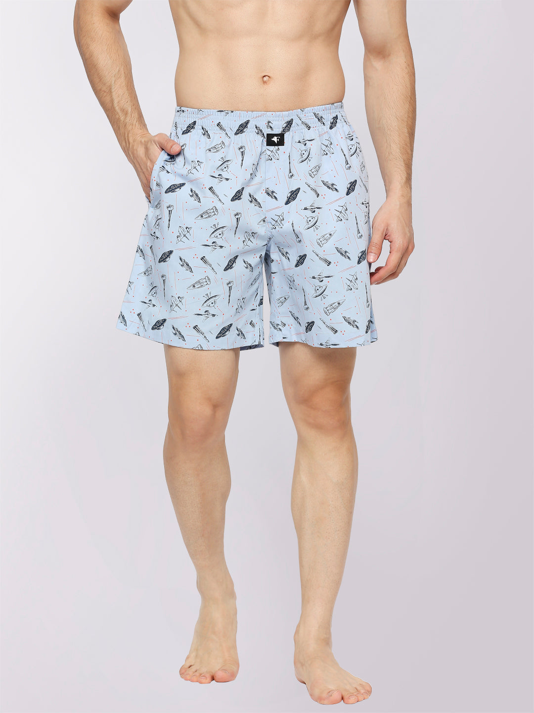 BOKS - Printed Cotton Boxers Shorts for Men | Assorted