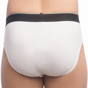 Regal 1000W Pure Cotton White Briefs for Men