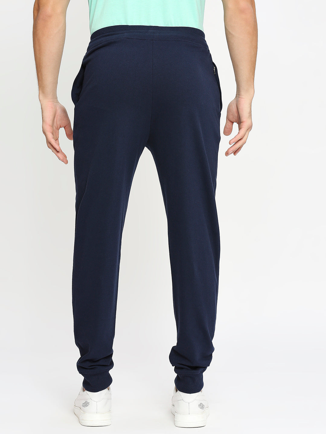 Men 002 Active Cotton Joggers - Navy Blue