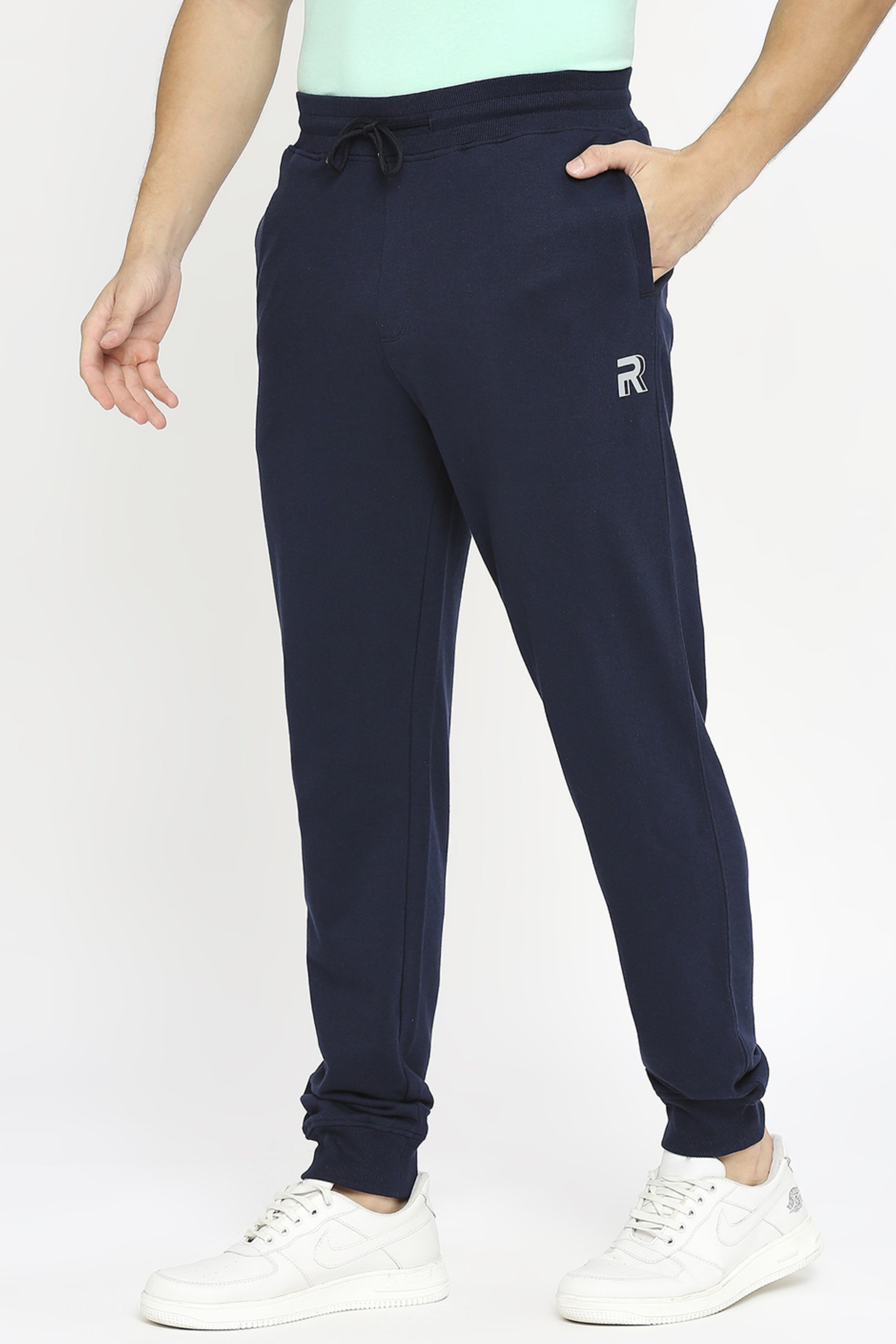 Men 002 Active Cotton Joggers - Navy Blue – VIP Clothing Limited