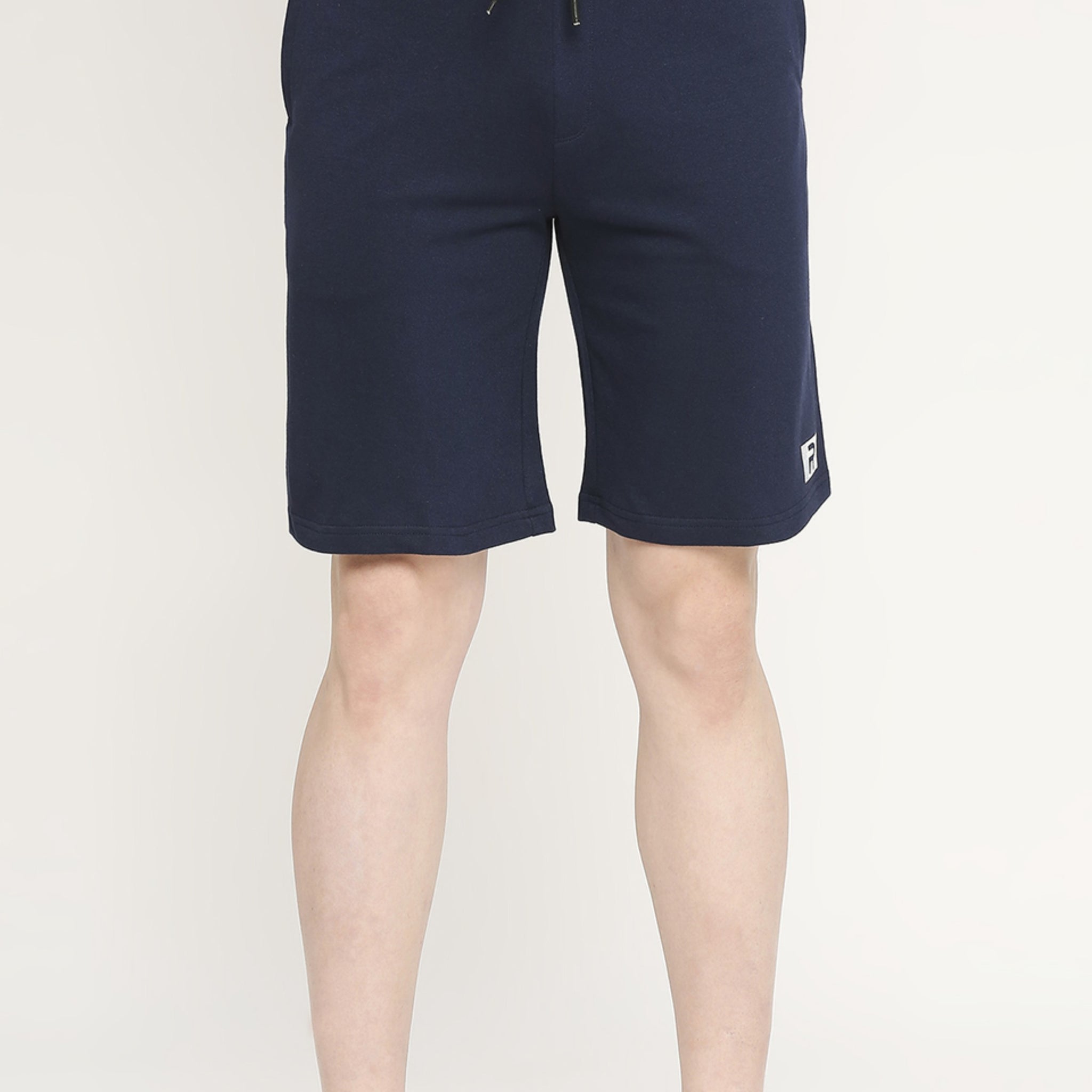 Men 002 Active Cotton Shorts - Navy Blue
