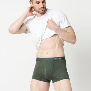 Sensory Snug Fit Cotton Modal Elastane Stretch Breathable Trunks in Assorted Colors - AS03