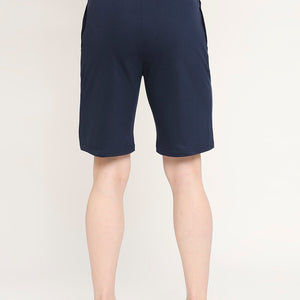 Men 002 Active Cotton Shorts - Navy Blue