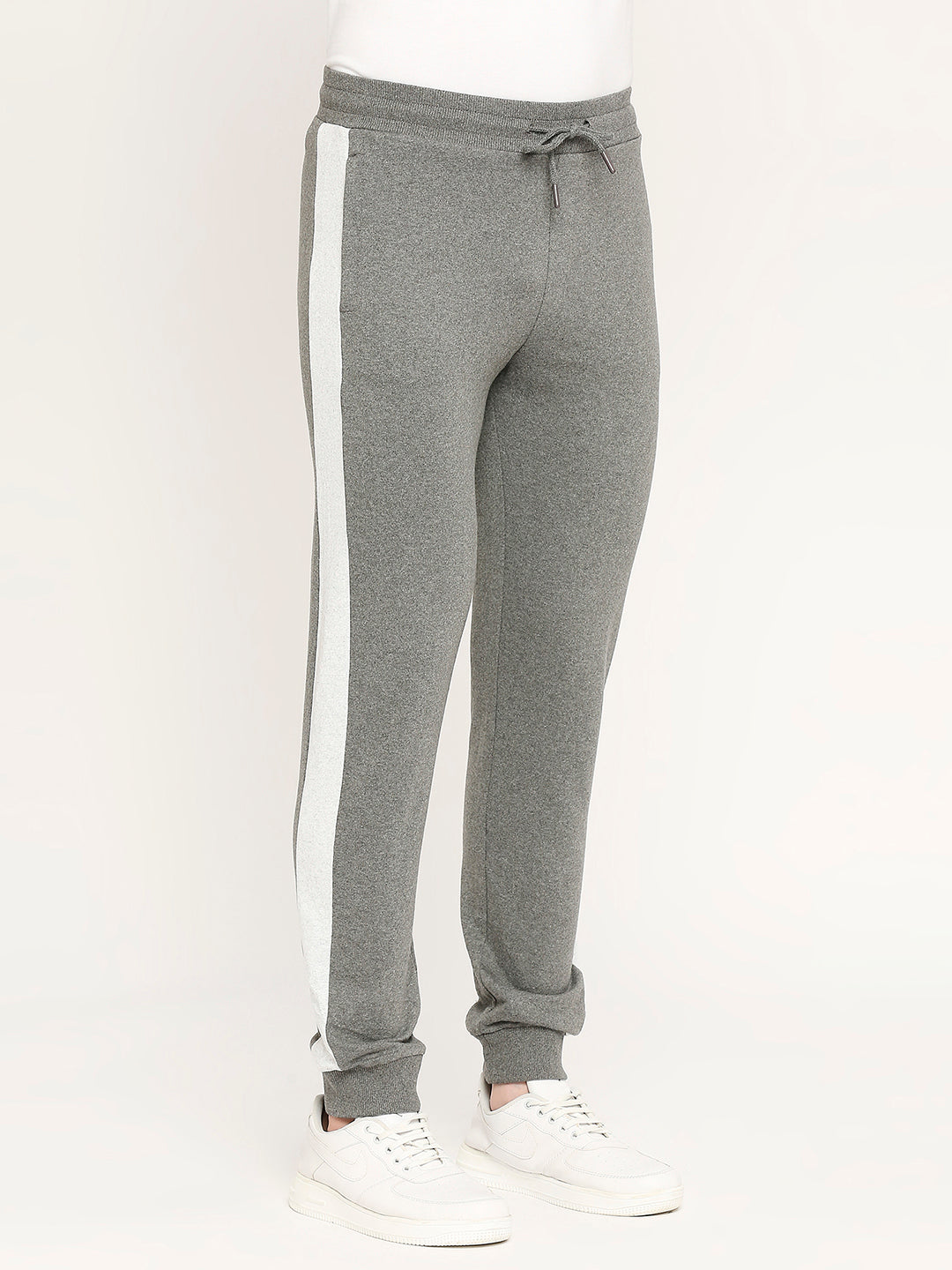 Men 001 Performance Cotton Joggers - Grey Melange