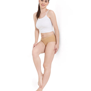 Amelie 112 Solid Boyleg Cotton Panty in Assorted Colours - AS04