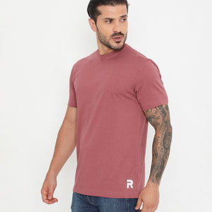 Men's Leisurewear Essential Cotton Tee - 004 - Red Roan