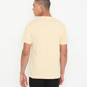 Men Creamy Corn Essential Cotton T-Shirt 001