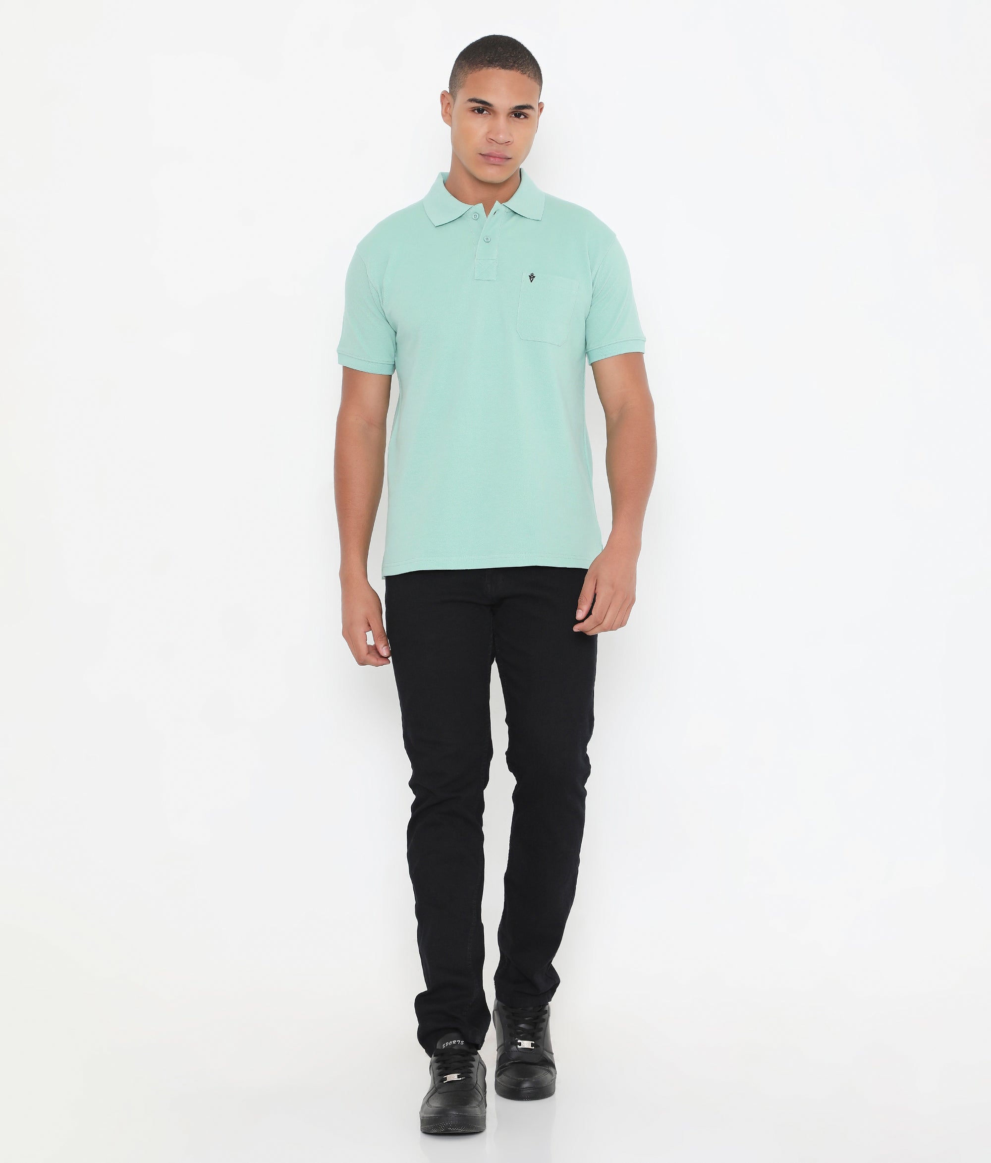 Men Pista Essential Cotton Polo T-Shirt with Chest Pocket – VIP ...