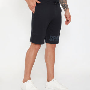 Men 001 Cotton Performance Shorts - Navy Blue