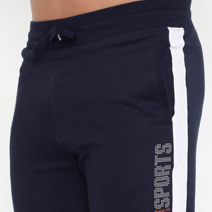 Men 001 Performance Cotton Joggers - Navy Blue