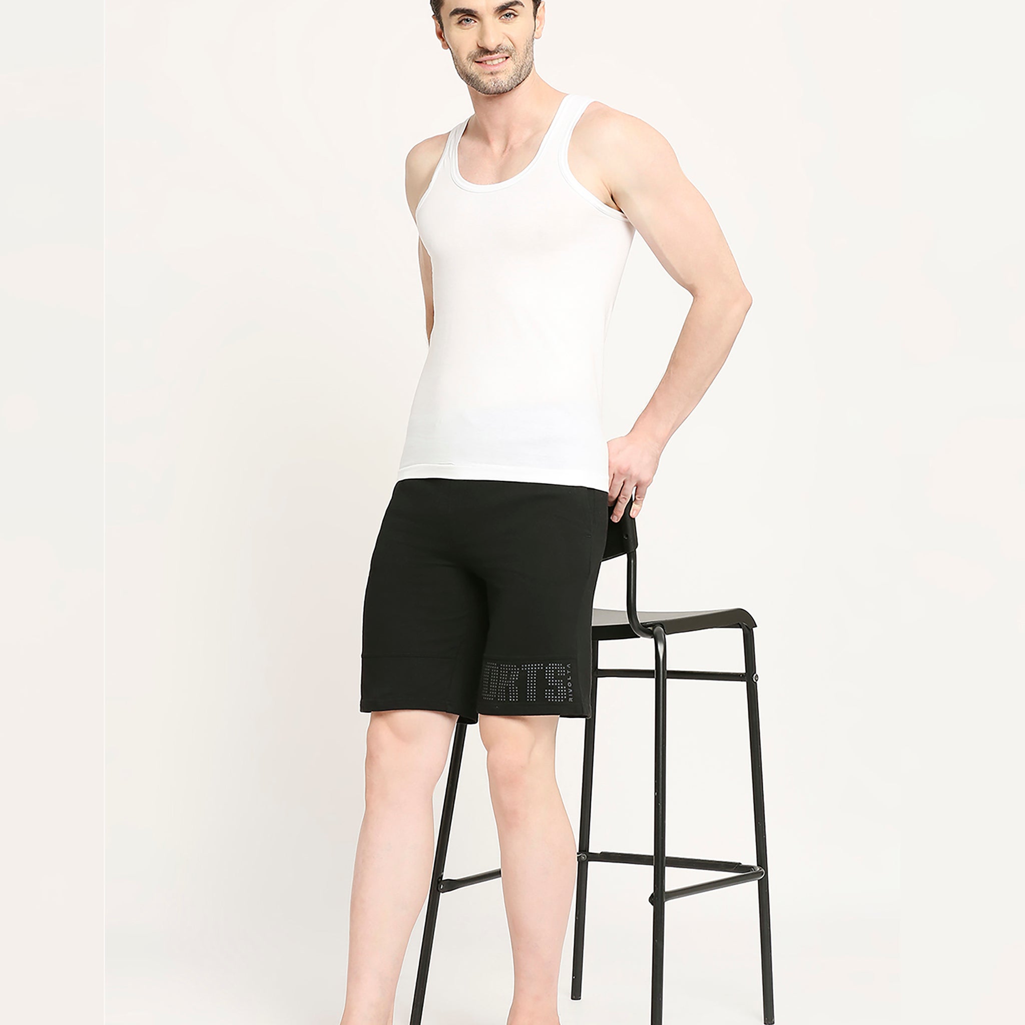 Fresh Men's Sandalwood Scented Cotton Vest with Odour Buster Technology