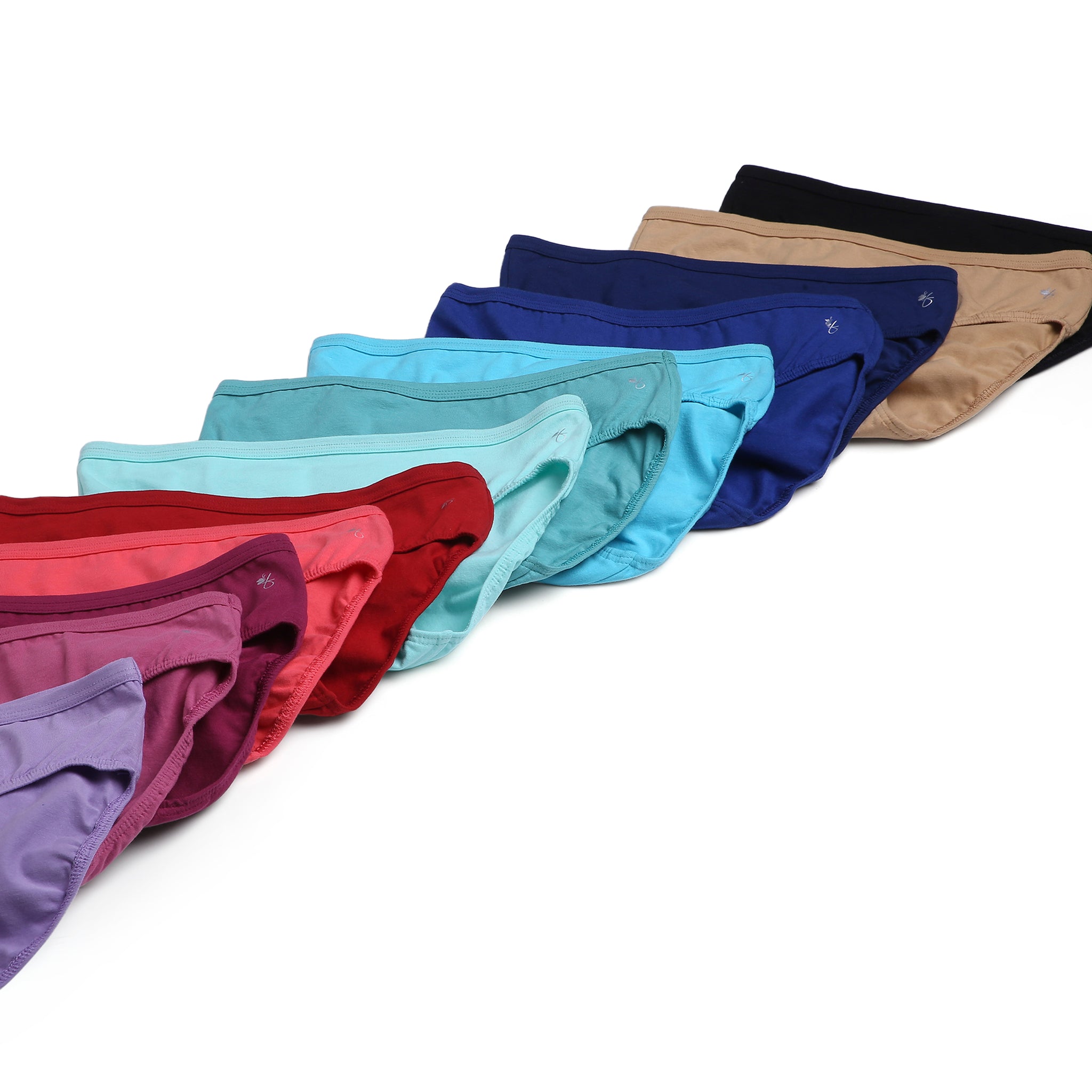 Amelie 108 Cotton Rich Hipster Panty in Assorted Colours - AS02