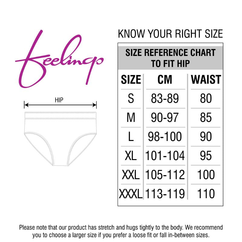Buy Emotions Womens Soft Cotton Hipster Panties with Inner Elastic Printed  Size XXL 100cm, Waist Size 40 inch, Womens Cotton Briefs, Womens  Underwear, Womens Briefs