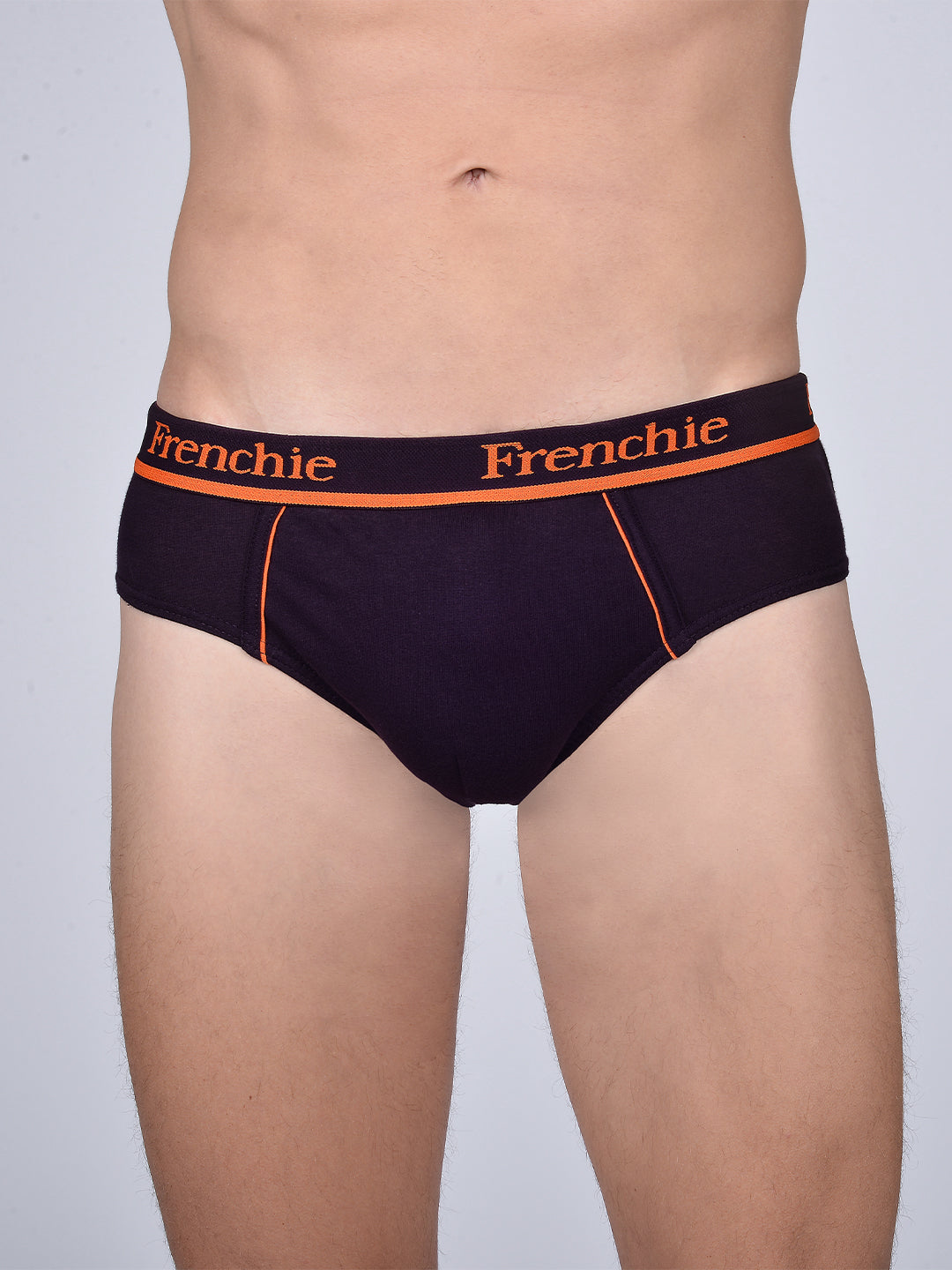 Plain VIP Frenchie Pro Men's Cotton Briefs-Assorted Colours at Rs