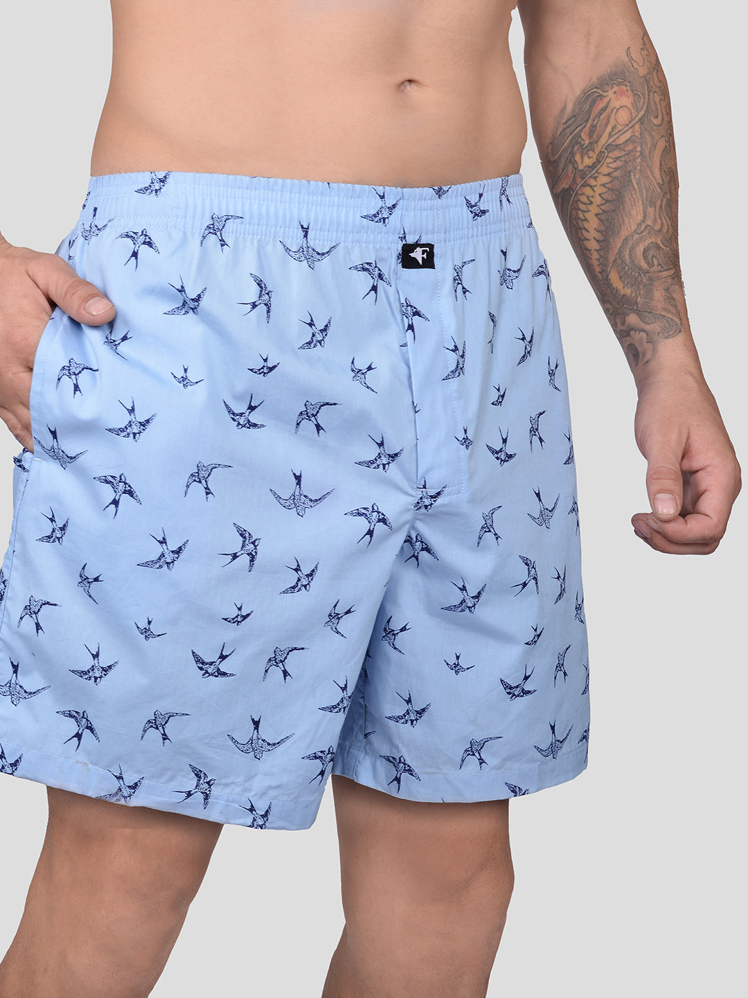 Frenchie Men's Boxer Printed Shorts LB (Assorted)
