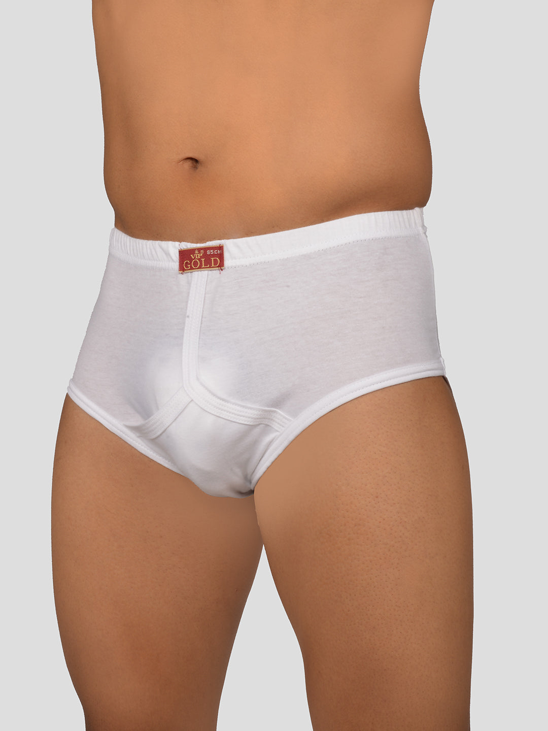 Buy Mens Cotton White Brief VIP Gold VIP Clothing Limited