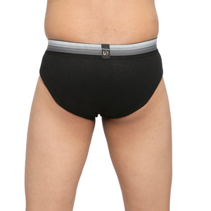 FRENCHIE Teenagers Cotton Brief Black and Wine - Pack of 2