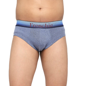 FRENCHIE Teenagers Cotton Brief Blue and Gray - Pack of 2