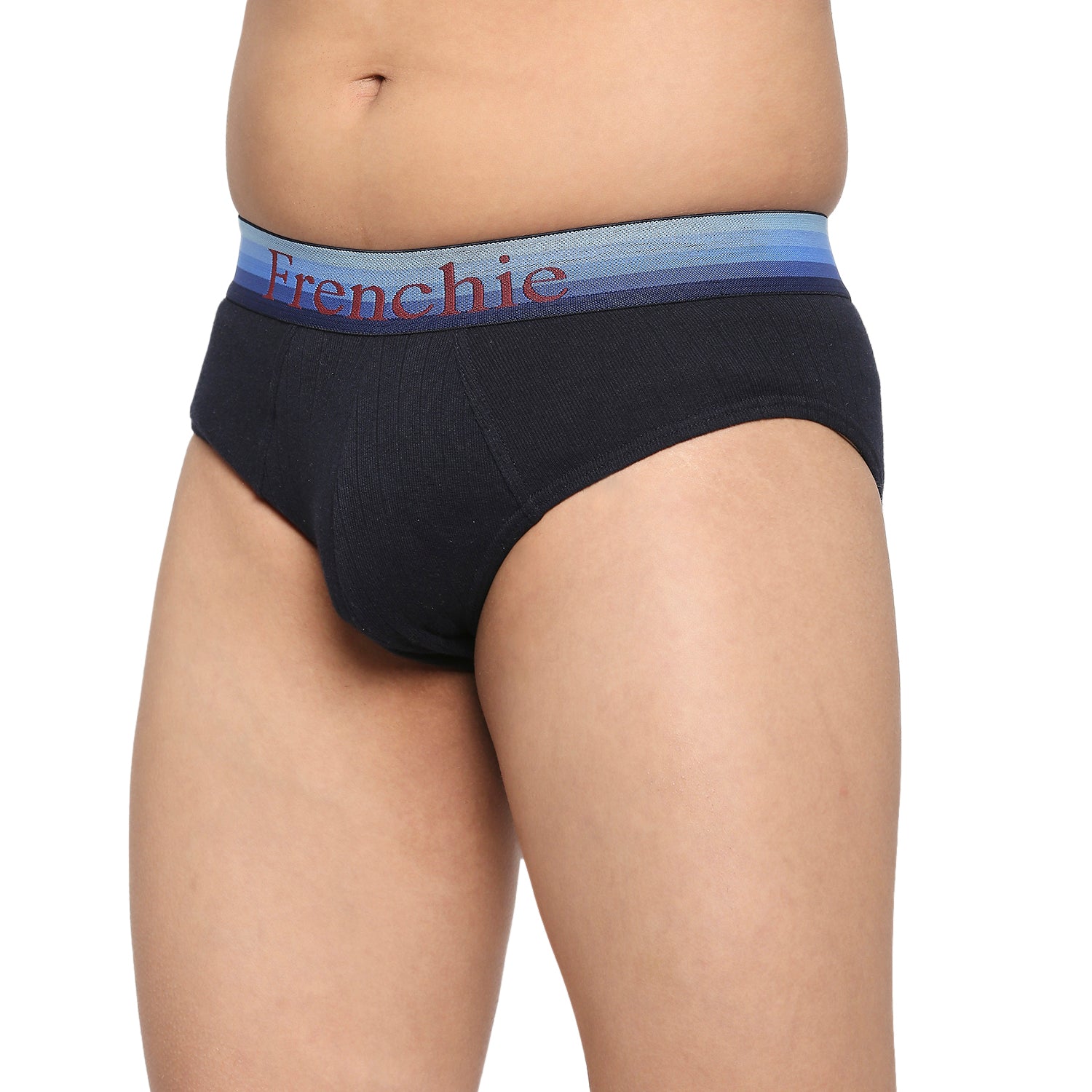 FRENCHIE Teenagers Cotton Brief Navy Blue and Gray - Pack of 2