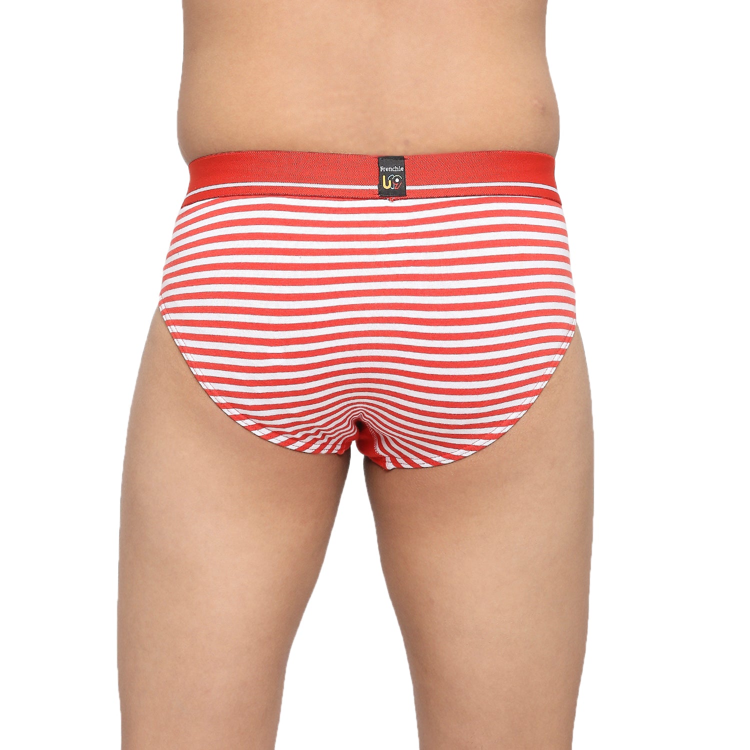 FRENCHIE Teenagers Cotton Brief Navy and Red - Pack of 2