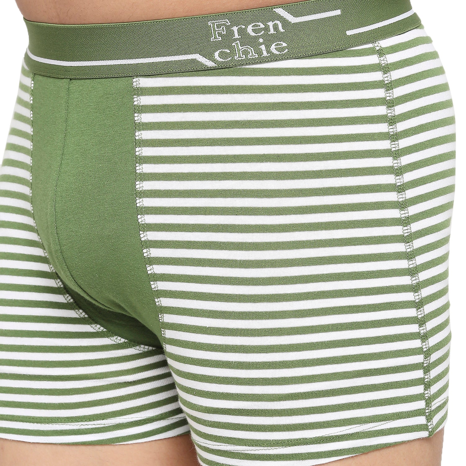 FRENCHIE Teenagers Cotton Trunk Navy and Green - Pack of 2