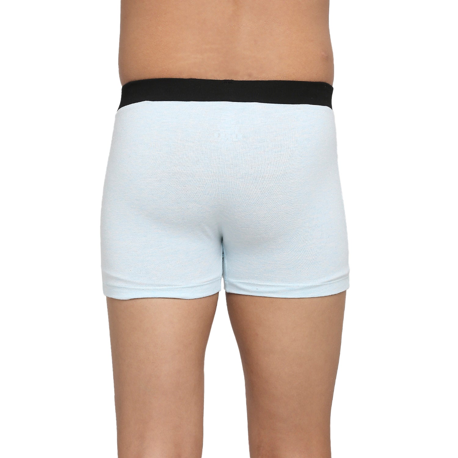 FRENCHIE Teenagers Cotton Trunk Dark Gray and Aqua - Pack of 2
